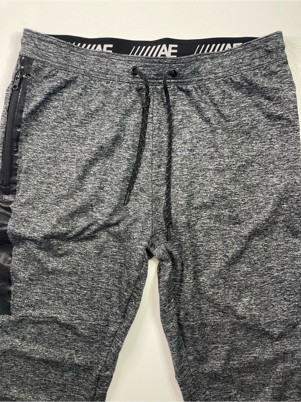American Eagle AEActive Flex Heather Gray Jogger Pants Size L
